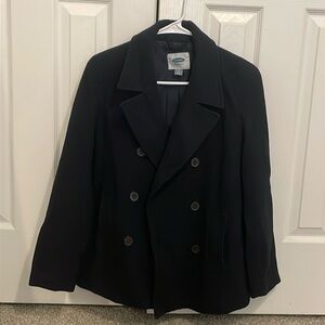 Old Navy black peacoat